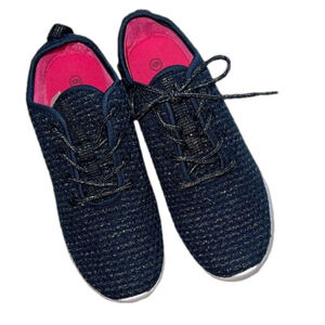 NWOB Geers Dream Seek Sparkle Gold Glitter Sneakers 6